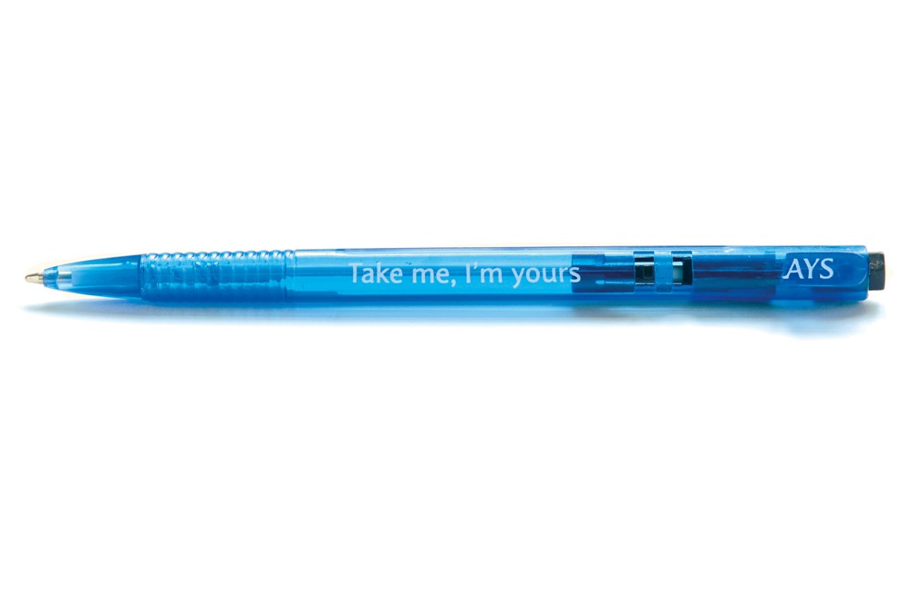 David Blackmore: BARCLAYS' plastic ballpoint pen (black ink), circa 2008